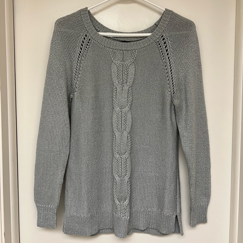 Apt. 9 sweater with cable knit detail